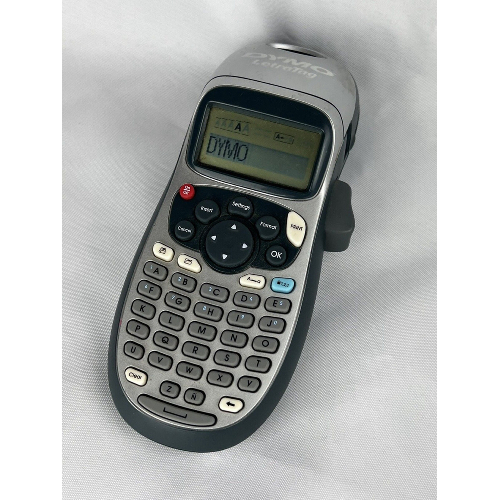 DYMO LetraTag LT-100H Handheld Label Maker Silver EUC